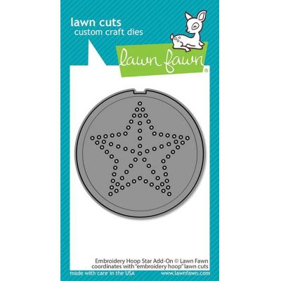 Lawn Fawn Lawn Cuts - Embroidery Hoop Star Add-On